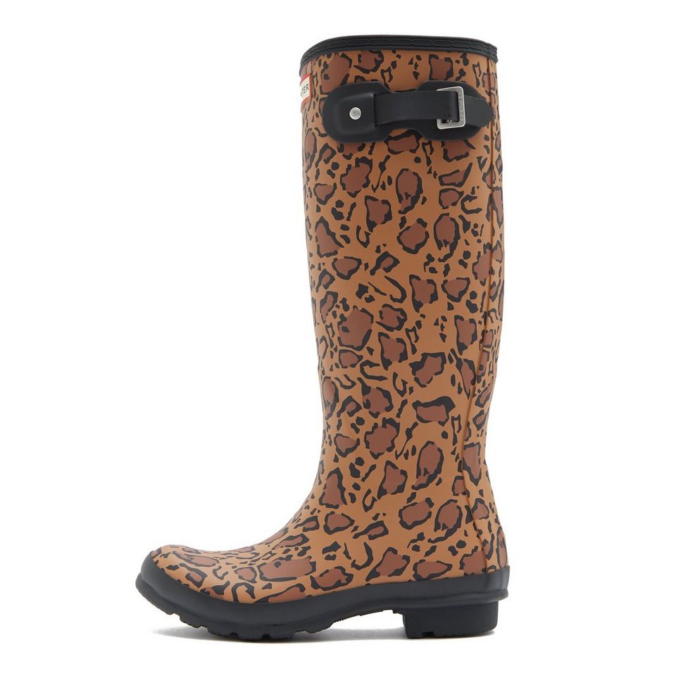 Hunter Women s Original Tall Leopard Print Wellington Boots GO Outdoors