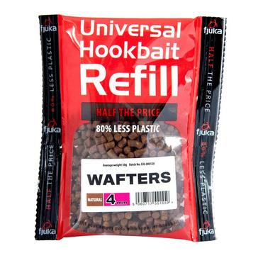 Brown FJUKA BAIT Hookable Wafters Natural Refills 4mm