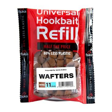 Brown FJUKA BAIT Hookable Wafters Natural Refill 11mm