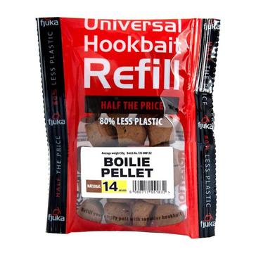 Brown FJUKA BAIT Boilie Pellets Natural Refill 14mm