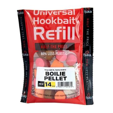 Brown FJUKA BAIT Boilie Pellets Pop Up Refill 14mm