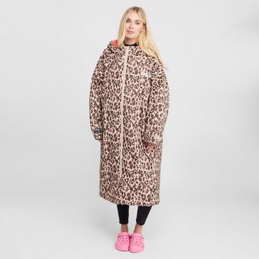 Multi Regatta Adults Waterproof Robe Leopard Print