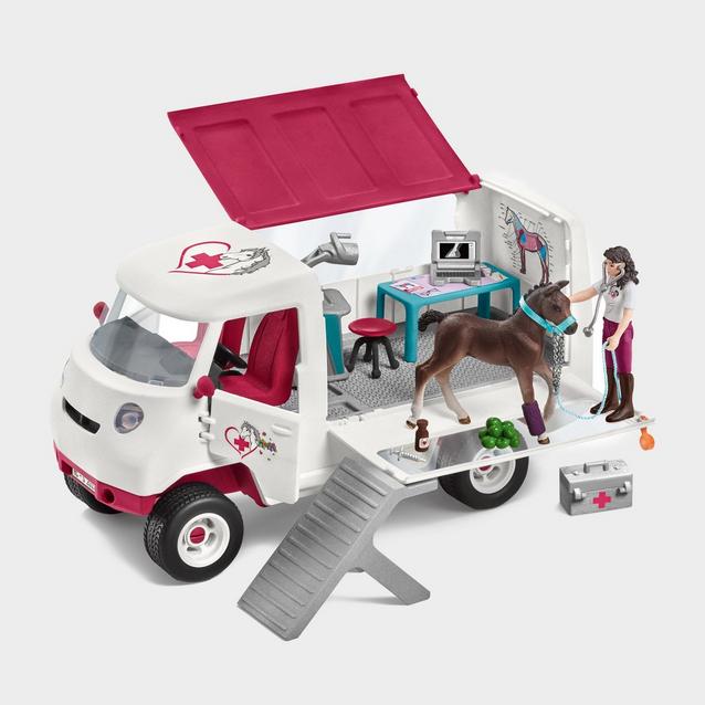N/A Schleich Mobile Vet With Hanoverian Foal image 1