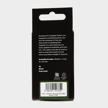 Black Westlake Tungsten Sinkers XL