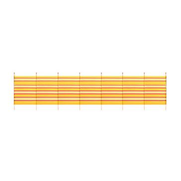 Yellow Freespirit 8 Pole Windbreak