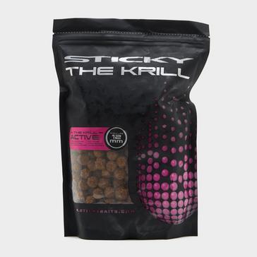 Brown Sticky Baits Krill Active Shelf Life Boilies 12mm 1kg