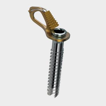 Silver BLUE ICE Aero Lite Ice Screw 13cm