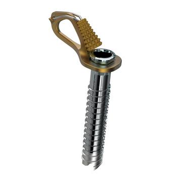 Silver BLUE ICE Aero Lite Ice Screw 13cm
