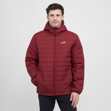 Red Peter Storm Mens Blisco II Hooded Jacket Dark Red