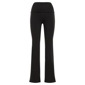 Black Nike Women's Dri-FIT High-Waist Fold-Over Trousers