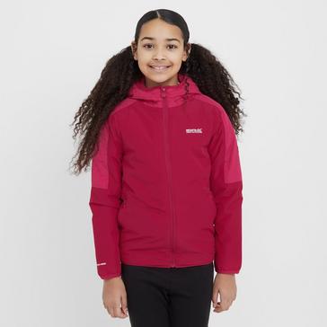 Pink REGATTA Kids' Volcanics VIII Reflective Jacket