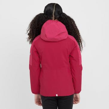 Pink REGATTA Kids' Volcanics VIII Reflective Jacket