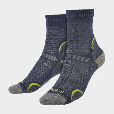 Dark Blue Bridgedale Women's Hiking Ultralight T2 Merino Wool Performance Crew Socks