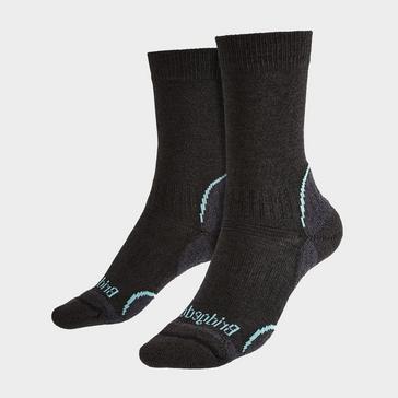 Grey Bridgedale Women's Hiking Lightweight T2 Coolmax Performance Boot Socks