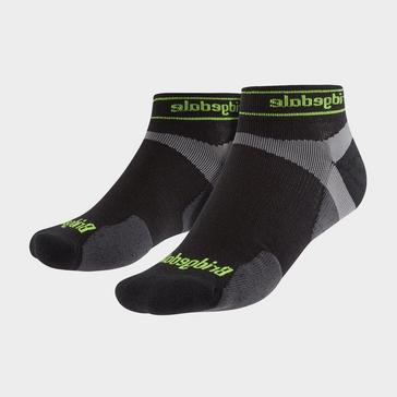 Black Bridgedale Men's Trail Running Ultralight T2 Merino Wool Sport Low Cut Socks