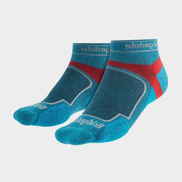 Blue Bridgedale Men's Trail Running Ultralight T2 Coolmax Sport Low Cut Socks