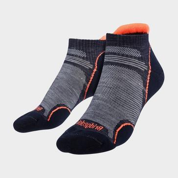 Dark Blue Bridgedale Women's Hiking Ultralight T2 Merino Wool Performance Low Cut Socks