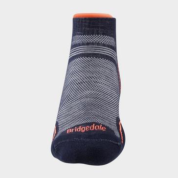 Dark Blue Bridgedale Women's Hiking Ultralight T2 Merino Wool Performance Low Cut Socks
