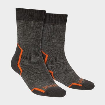 Grey Bridgedale Men's Explorer Heavyweight Merino Wool Cushioned Boot Socks