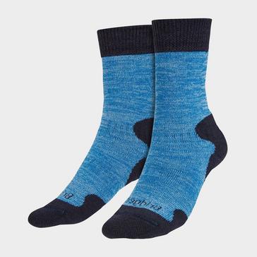 Blue Bridgedale Women's Explorer Heavyweight Merino Wool Cushioned Boot Socks