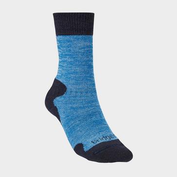 Blue Bridgedale Women's Explorer Heavyweight Merino Wool Cushioned Boot Socks