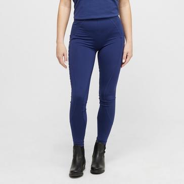 Blue Aubrion Womens Team Riding Tights Navy