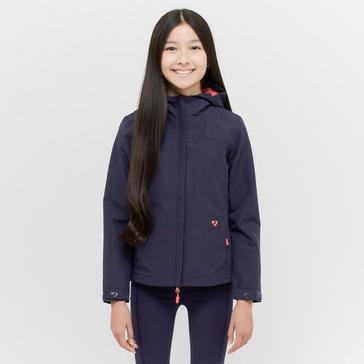 Blue Aubrion Young Rider Cloudburst Rain Coat Navy