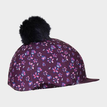 Purple Aubrion Hyde Park Hat Cover Flower