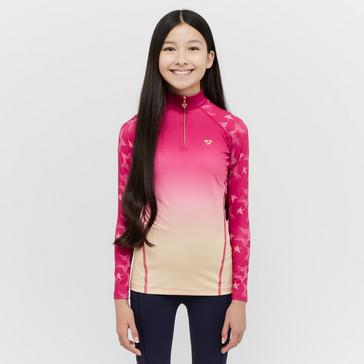 Pink Aubrion Young Rider Hyde Park Base Layer Star