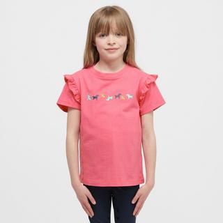 Kids Frill T-Shirt Pink
