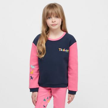 Multi TIKABOO Kids Sweatshirt Pink Horse