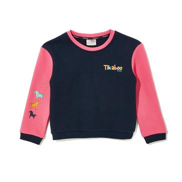 Multi TIKABOO Kids Sweatshirt Pink Horse