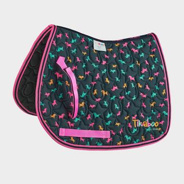 Multi TIKABOO Saddle Pad Pink Horse