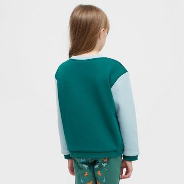 Green TIKABOO Kids Sweatshirt Green Horse