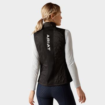 Black Ariat Womens Fusion Insulated Gilet Black