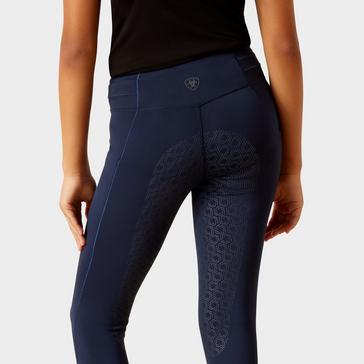 Blue Ariat Kids Eos 2.0 Full Seat Tights Navy