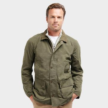 Green Barbour Mens Ashby Casual Jacket Olive
