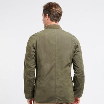 Green Barbour Mens Ashby Casual Jacket Olive