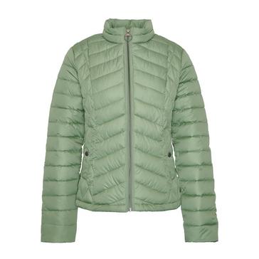 Green Barbour Womens Clematis Quilted Jacket Bayleaf