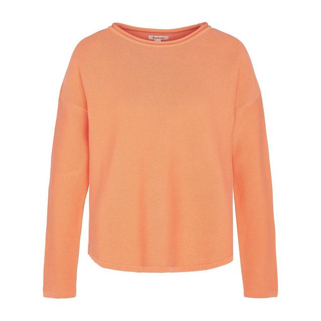 Barbour jumper womens Orange on sale