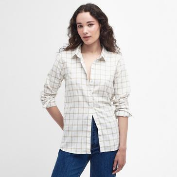 Check Barbour Womens Newbury Shirt Cloud Check