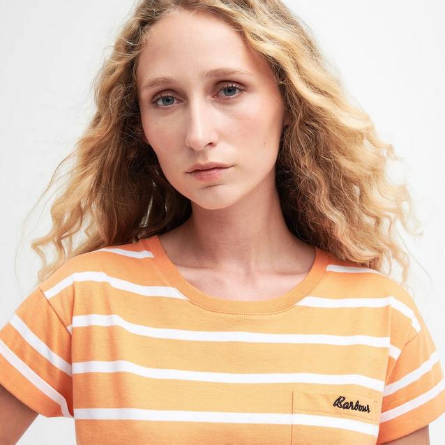 Barbour t shirt Orange online