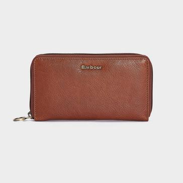 Brown Barbour Womens Laire Leather Purse Classic Brown