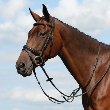 Black Collegiate Syntovia+ Plain Flat Running Martingale Black