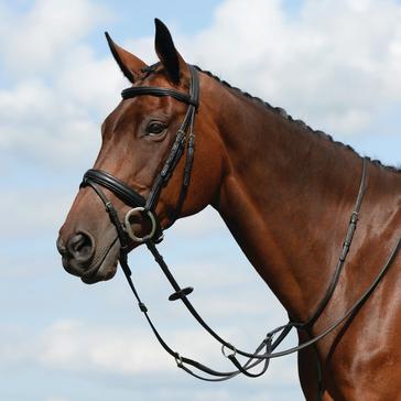 Black Collegiate Syntovia+ Plain Flat Running Martingale Black