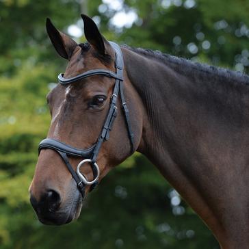 Black Collegiate ComFiTec Vogue Anatomical Bridle Black