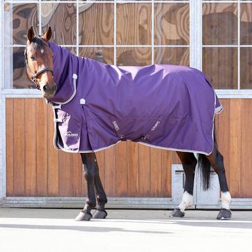 Purple Shires Highlander Original 100g Combo Neck Turnout Rug Plum