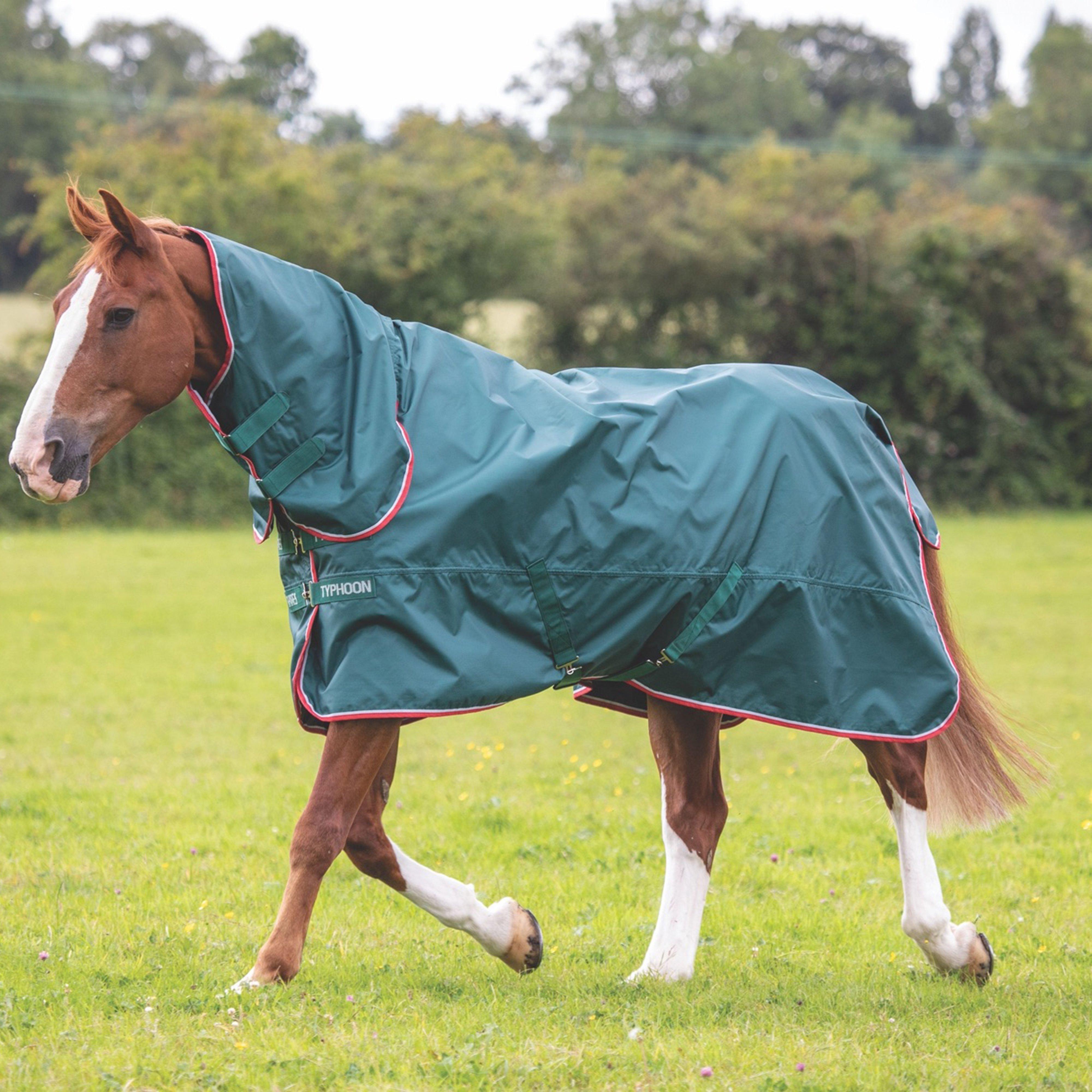 Typhoon Lite 0g Combo Neck Turnout Rug Green