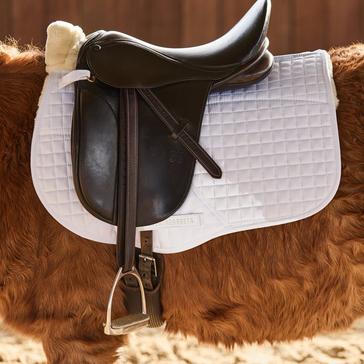 White WeatherBeeta Prime Comfy Fleece All Purpose Saddle Pad White