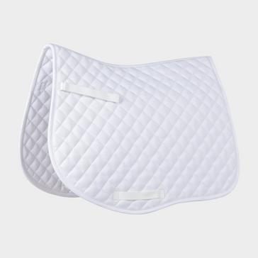 White Saxon Defiant All Purpose Saddle Pad White